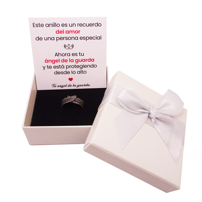 Anillo Ángel De La Guarda + Dedicatoria